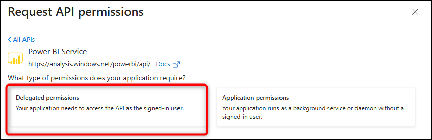 Power BI Service permissions