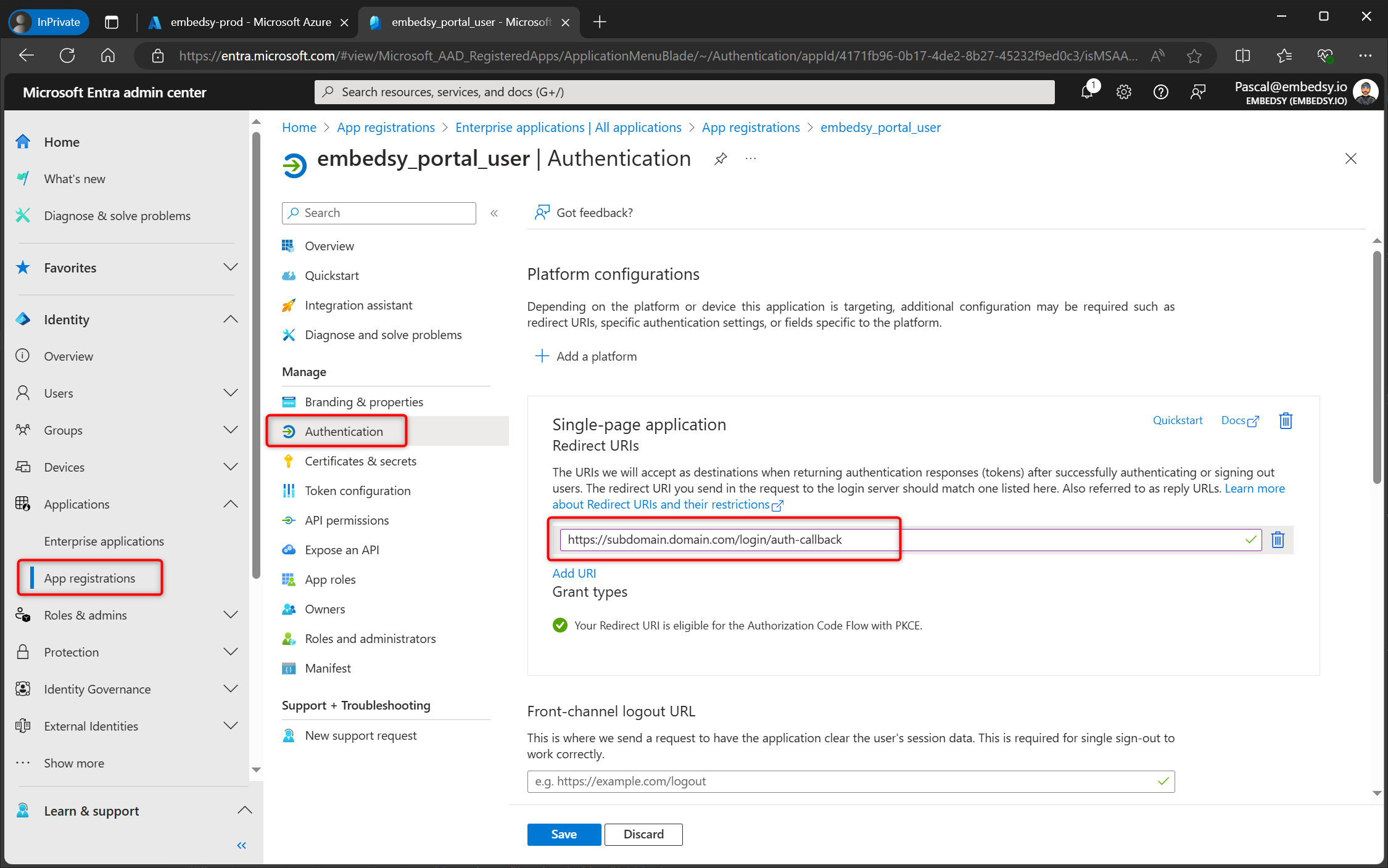 DNS for Custom Domain