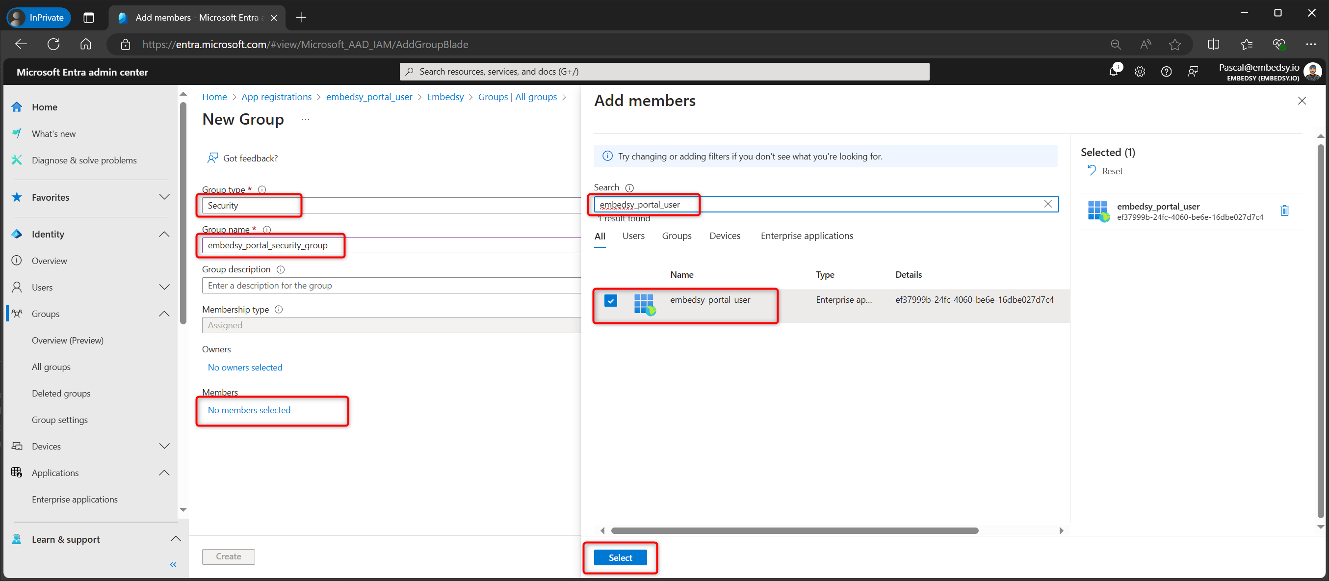 Adding Users to Microsoft Entra Group